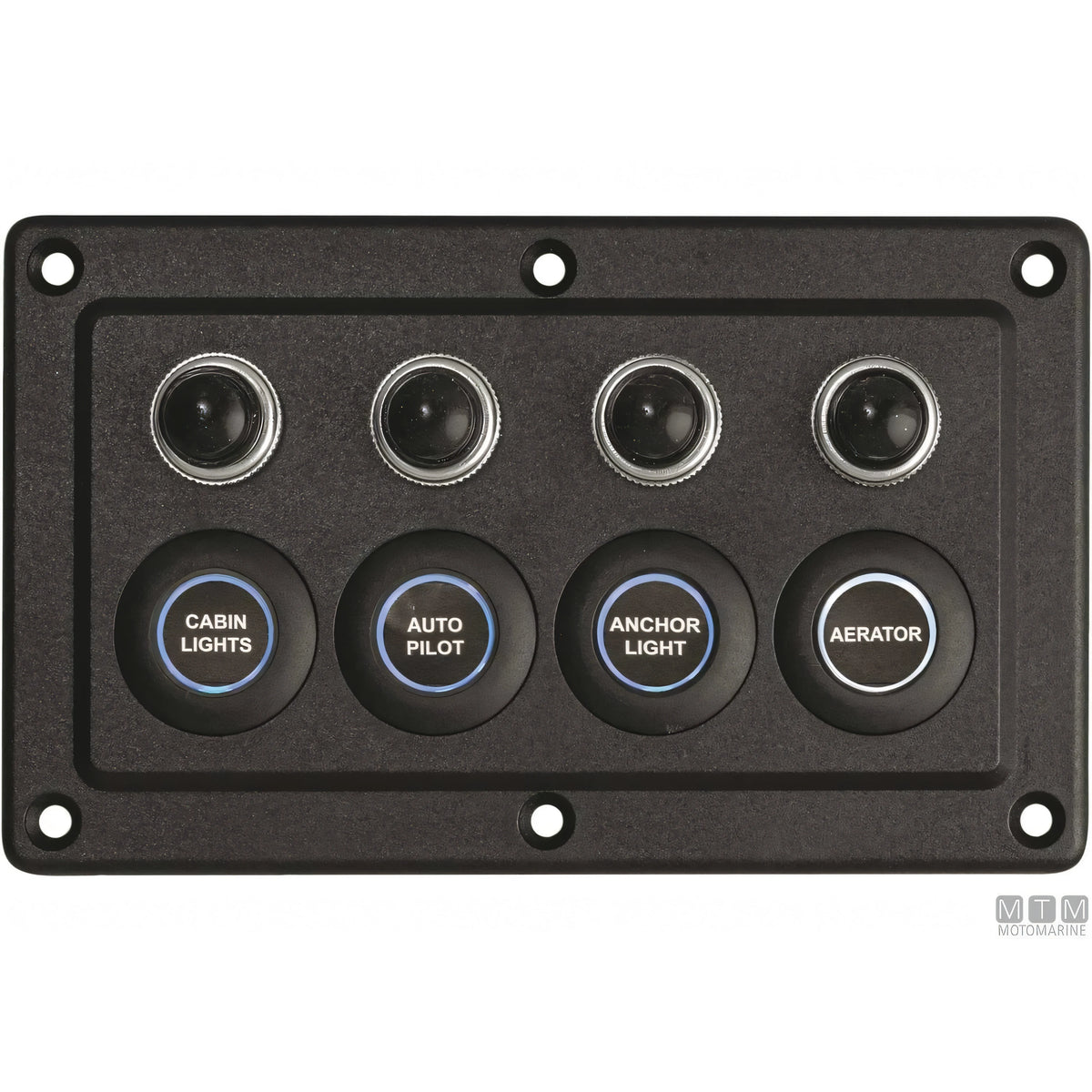 Motomarine pannello elettrico con interruttori microswitch — 4 posizioni - 150x90 mm