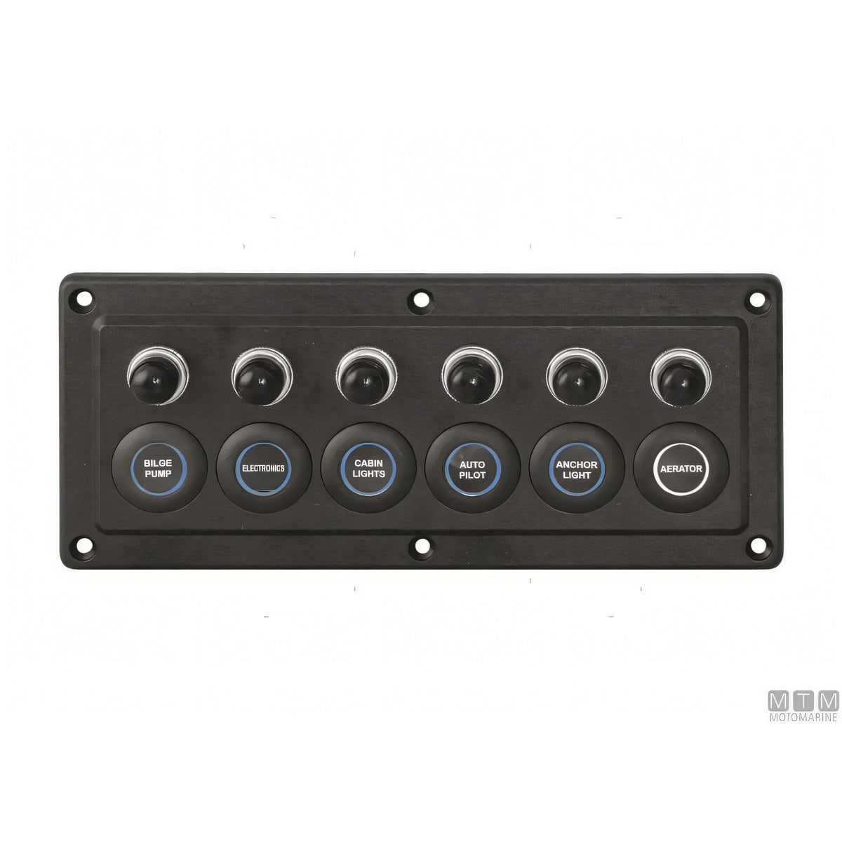 Motomarine pannello elettrico con interruttori microswitch — 4 posizioni - 150x90 mm