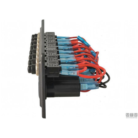 Motomarine pannello elettrico con interruttori microswitch — 4 posizioni - 150x90 mm