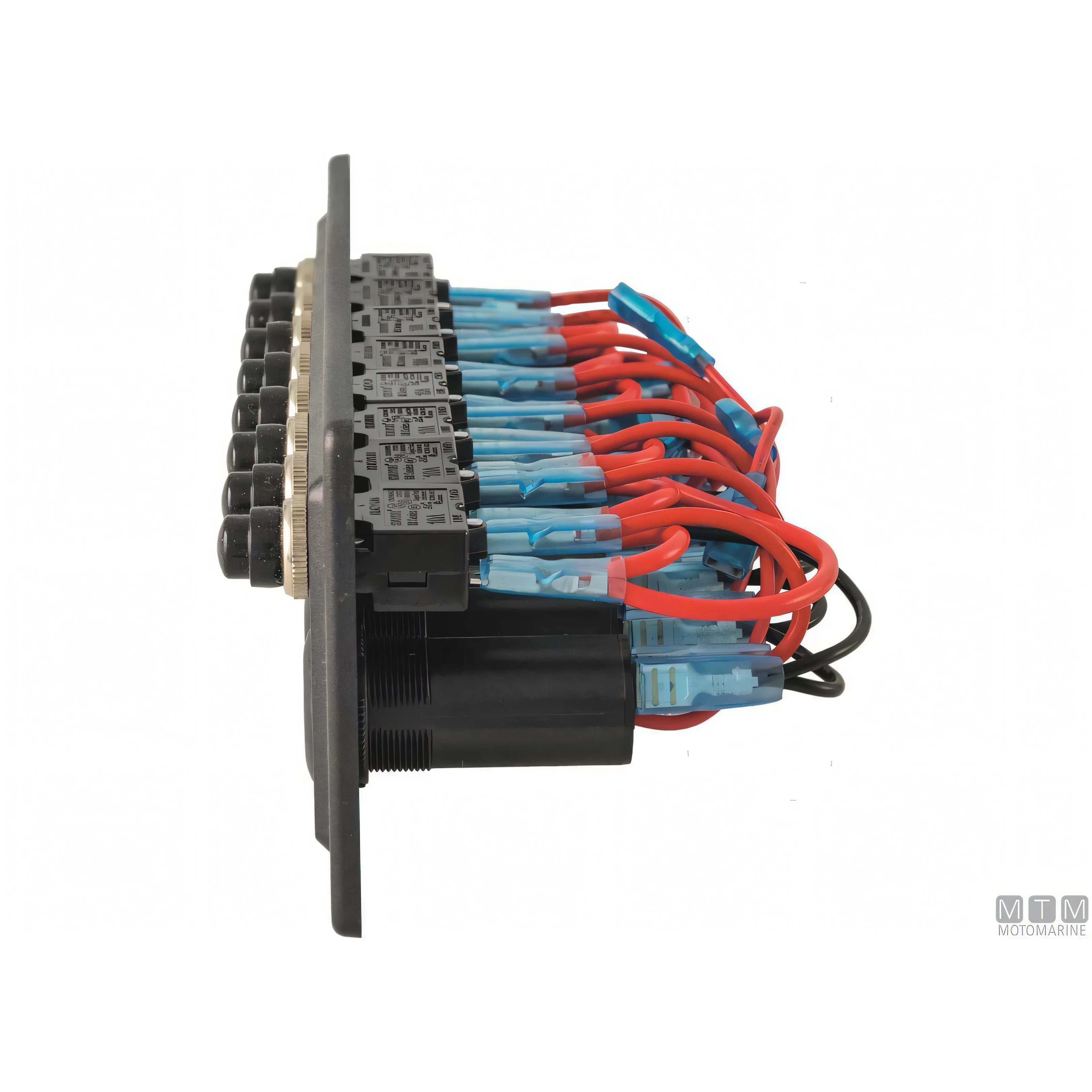 Motomarine pannello elettrico con interruttori microswitch — 8 posizioni - 270x90 mm