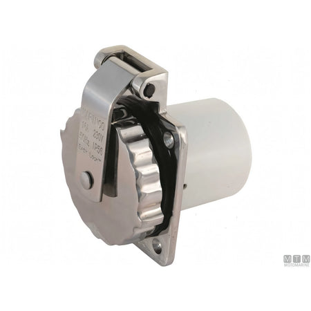 Marinco presa quadra acciaio inox 220V — vista 3