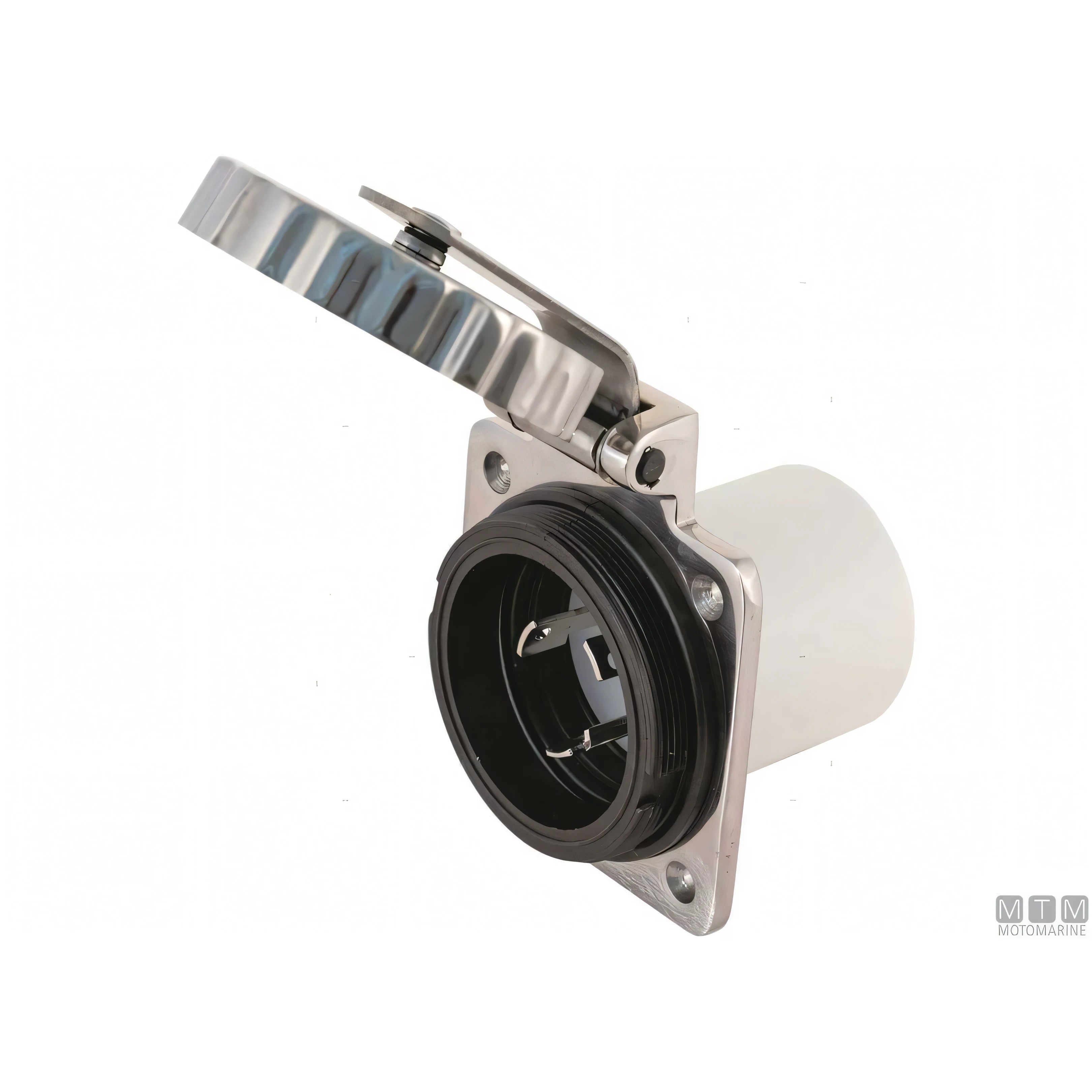 Marinco presa quadra acciaio inox 220V — vista 2