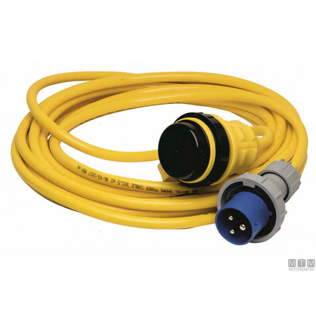 Cavo banchina Motomarine con presa Marinco e spina CE IP67 — 16A - 10 m