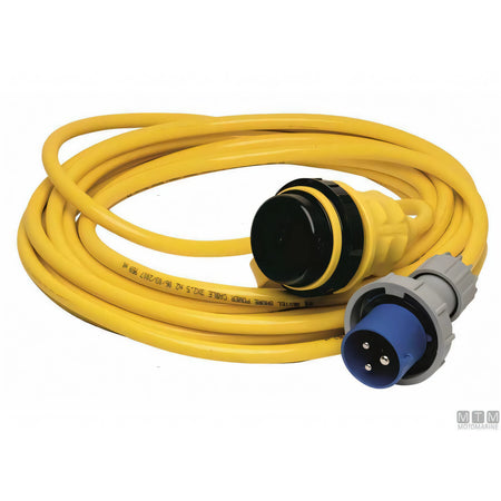 Cavo banchina Motomarine con presa Marinco e spina CE IP67 — 16A - 10 m