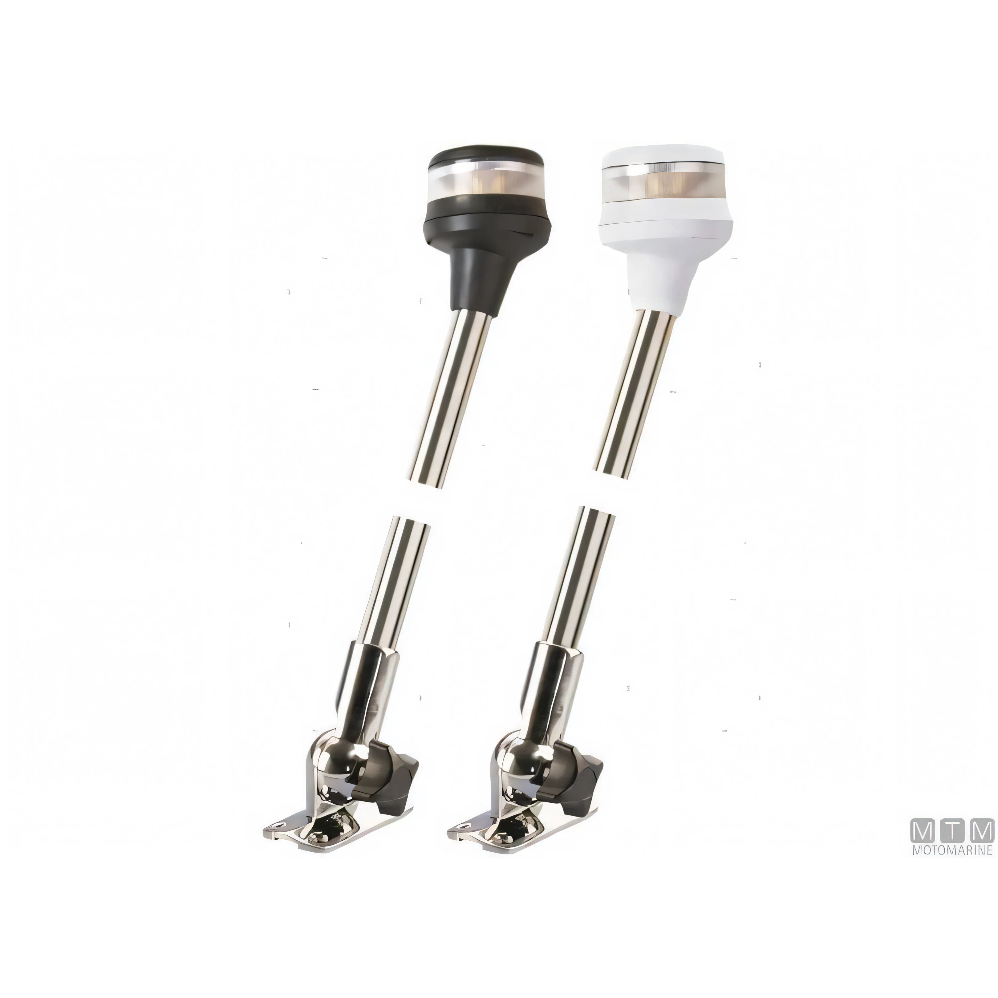 Motomarine fanale di via LED 360° su asta pieghevole