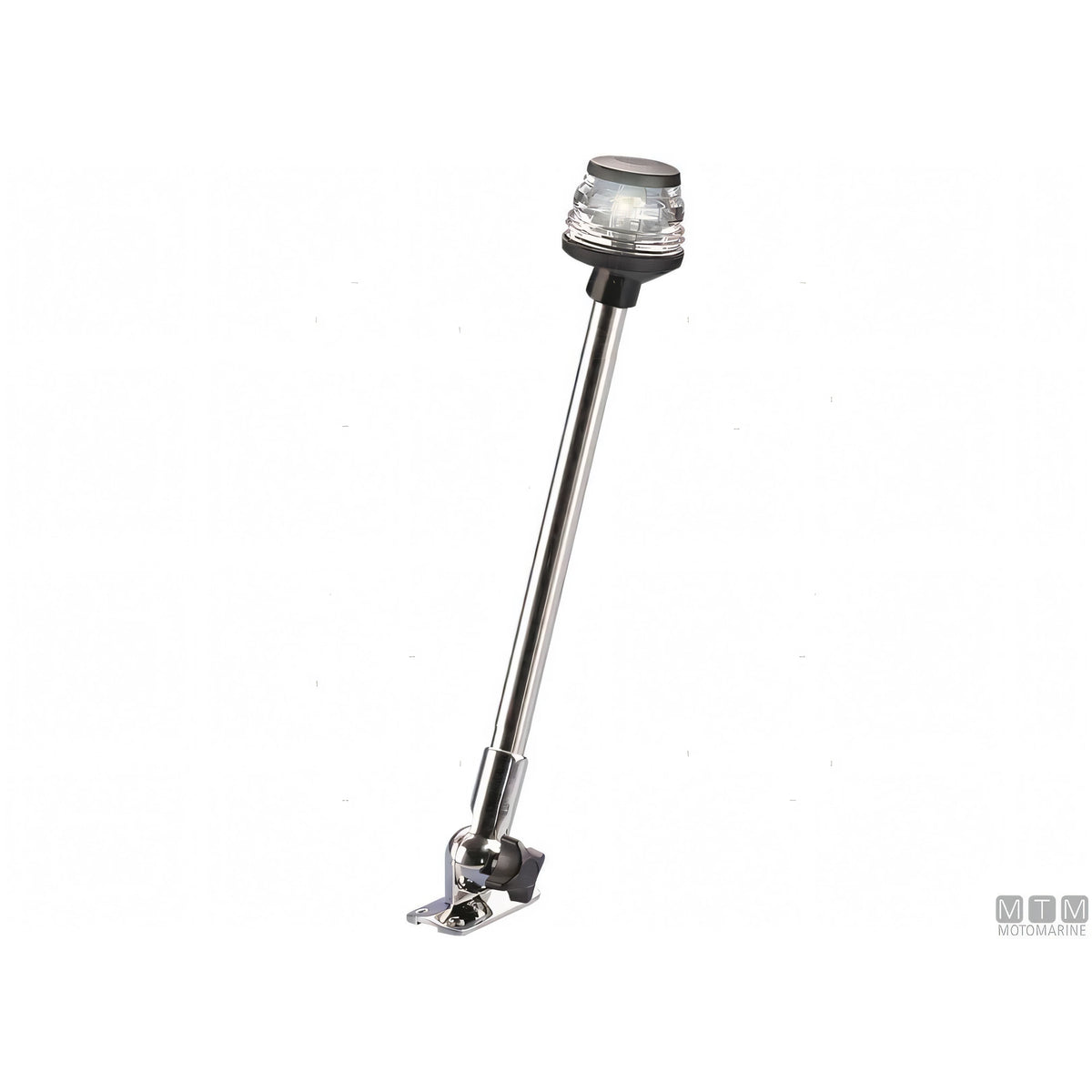 Motomarine fanale di via LED 360° su asta pieghevole — H 23 cm - Corpo Nero