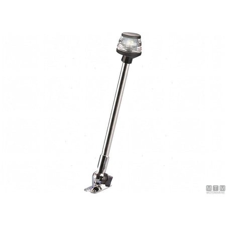 Motomarine fanale di via LED 360° su asta pieghevole — H 23 cm - Corpo Nero