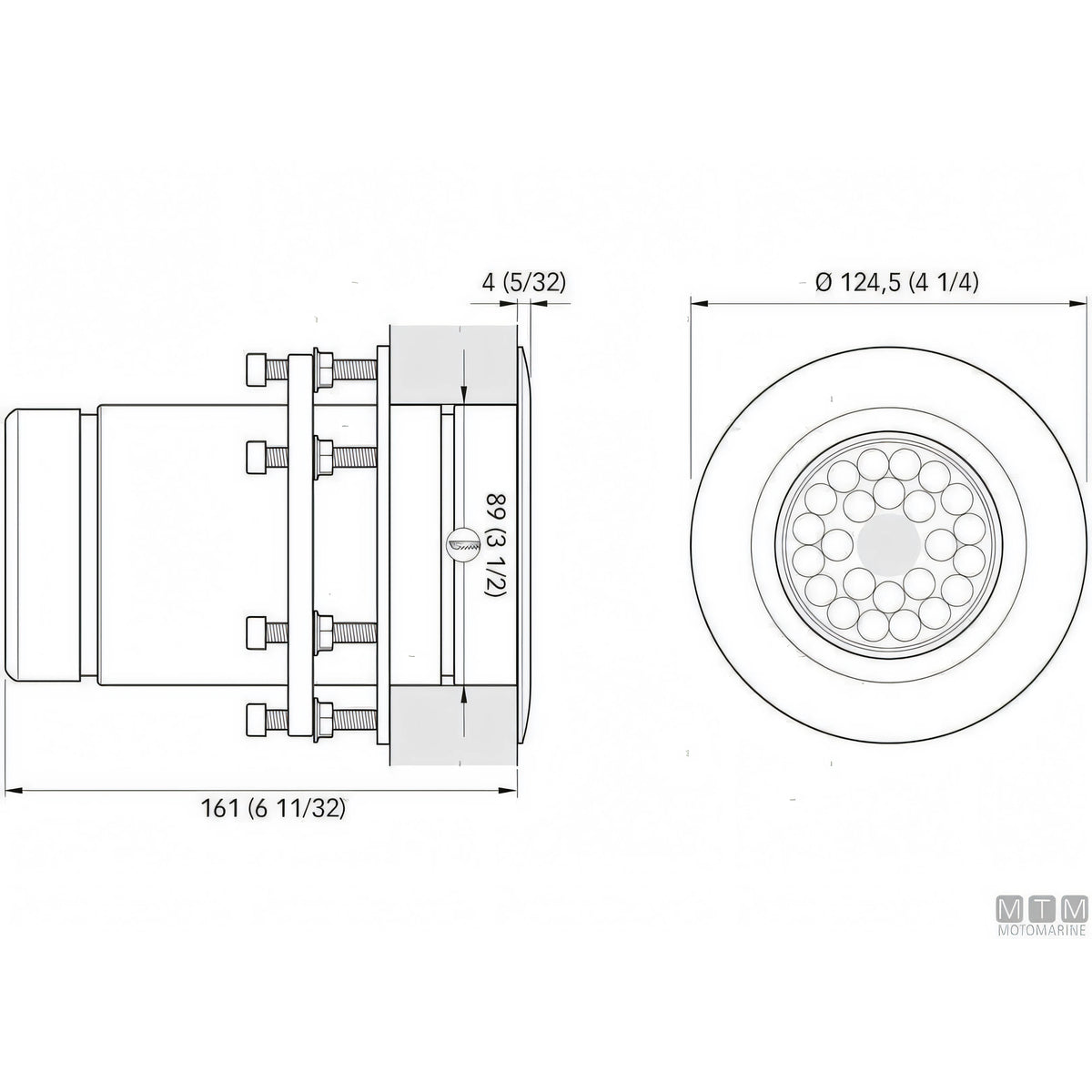 Quick Faro Subacqueo LED Challenger THI RGBW — vista 7