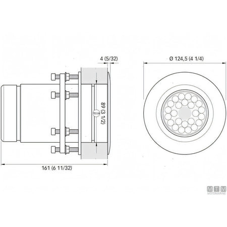 Quick Faro Subacqueo LED Challenger THI RGBW — vista 7
