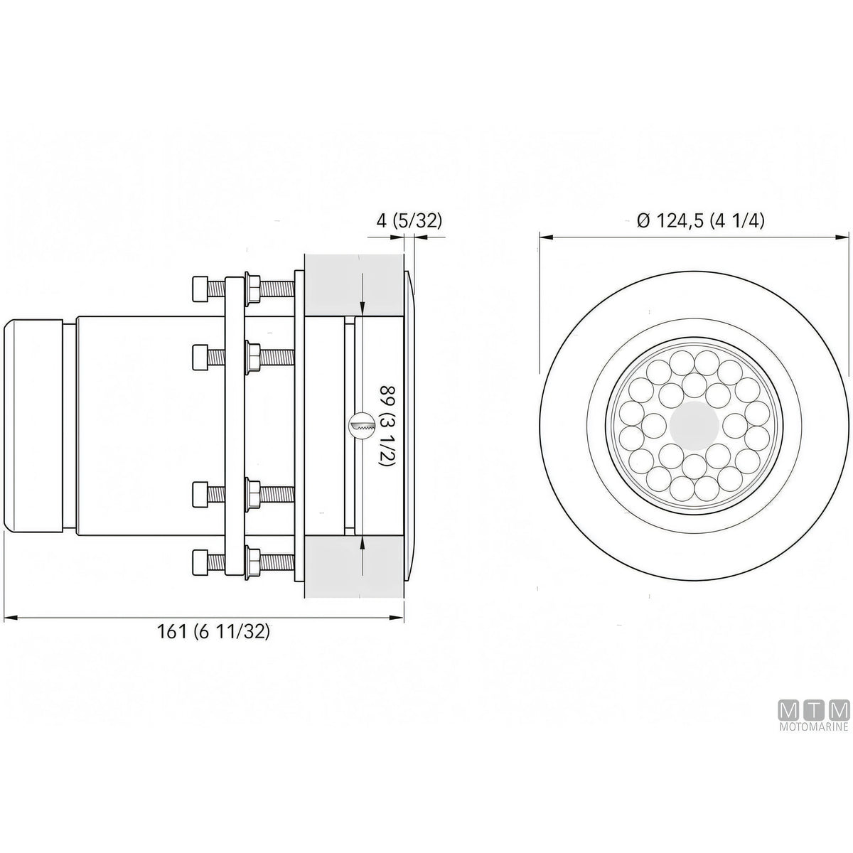 Quick Faro Subacqueo LED Challenger THI RGBW — Faro 80W