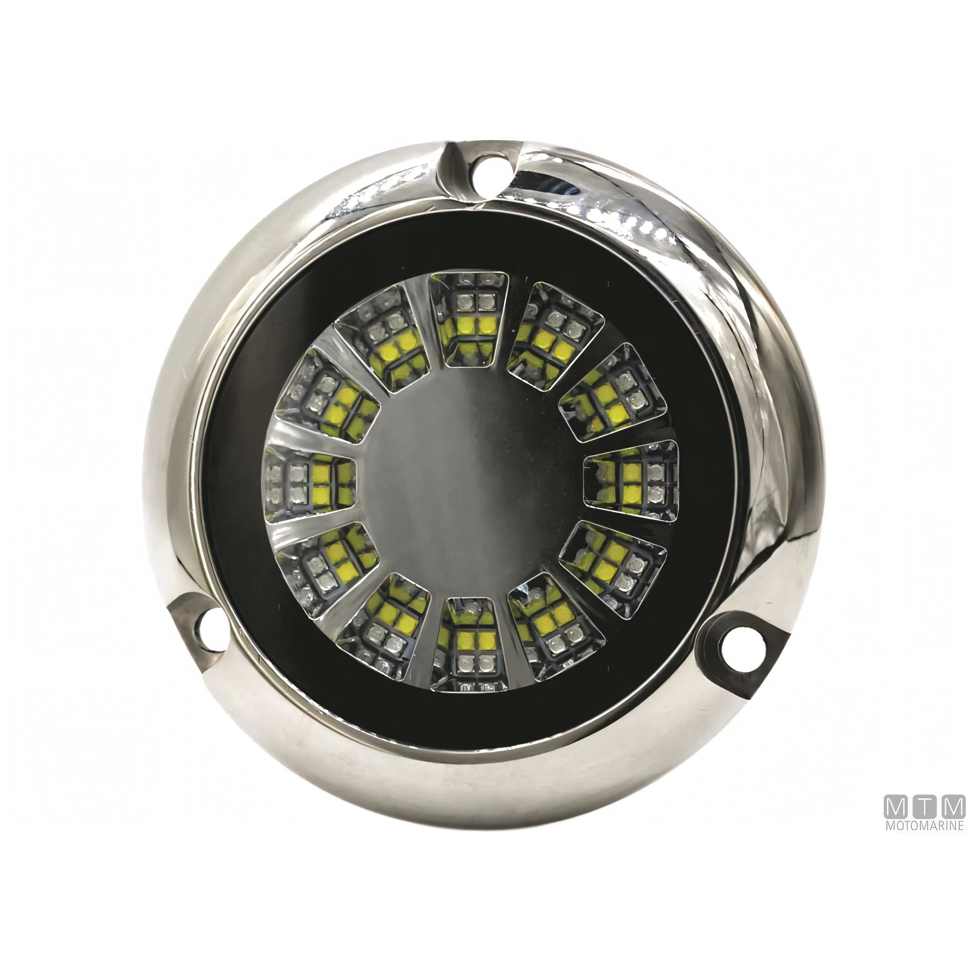 Motomarine faro subacqueo WK LED Dual Color acciaio inox — Faro LED D93mm