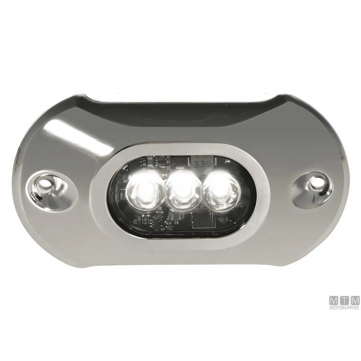 Attwood faro subacqueo LED acciaio inox — Bianco 102x54mm