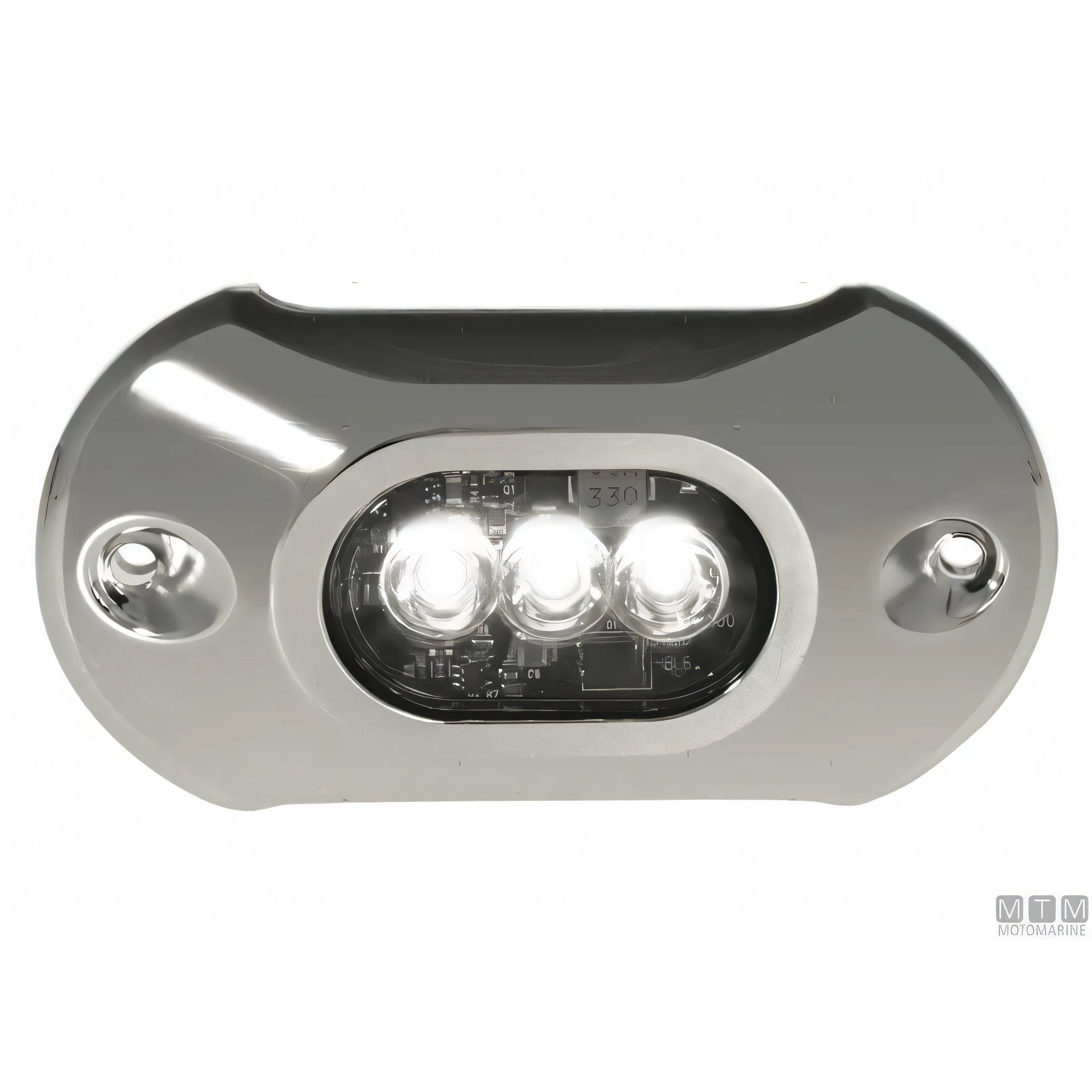 Attwood faro subacqueo LED acciaio inox — Bianco 102x54mm