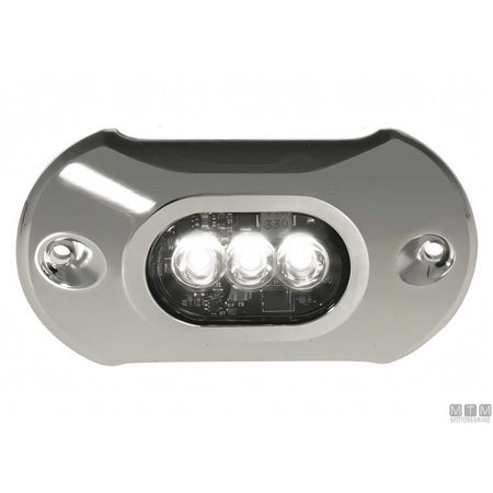 Attwood faro subacqueo LED acciaio inox — Bianco 102x54mm