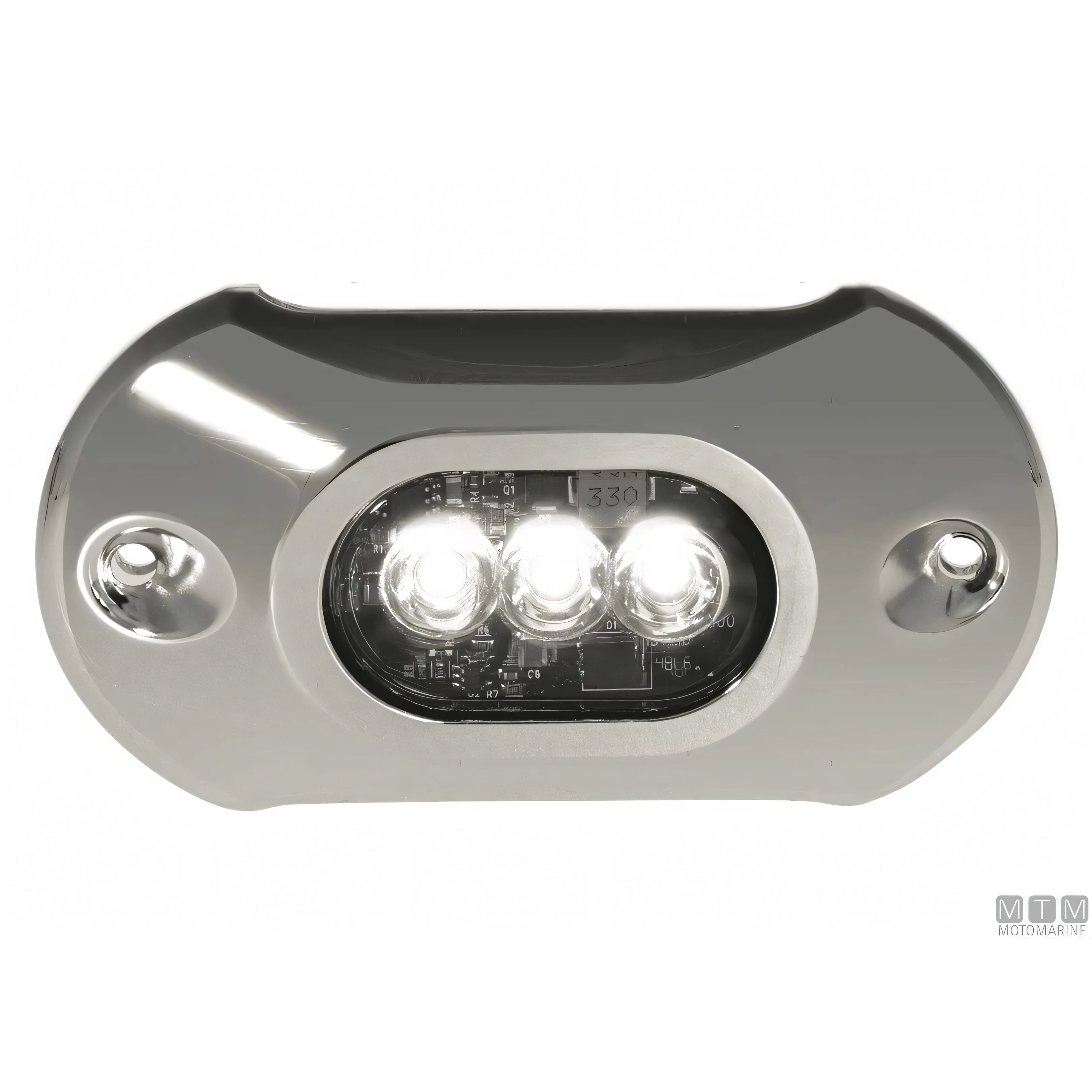 Attwood faro subacqueo LED acciaio inox — Bianco 102x54mm