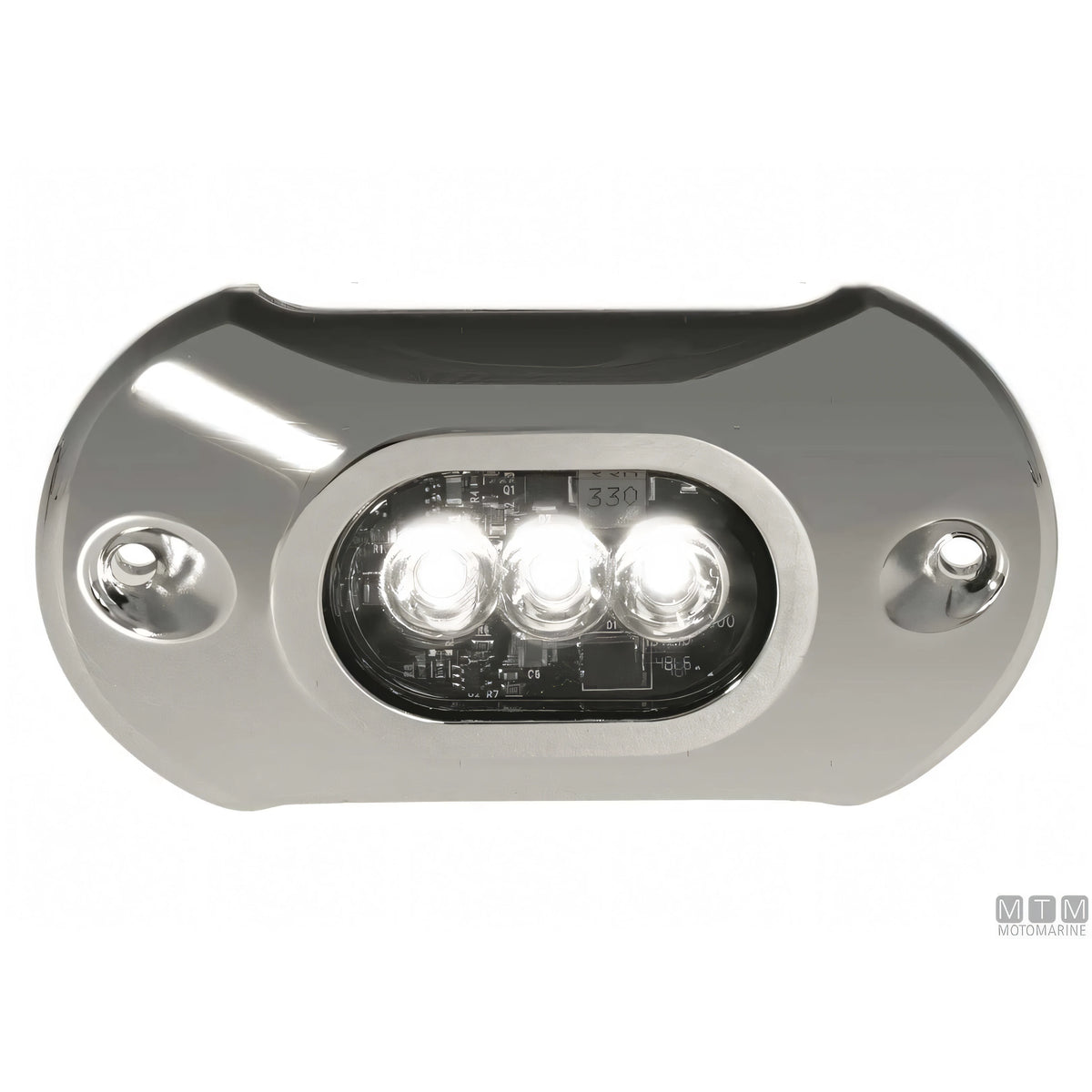 Attwood faro subacqueo LED acciaio inox — Bianco 127x54mm
