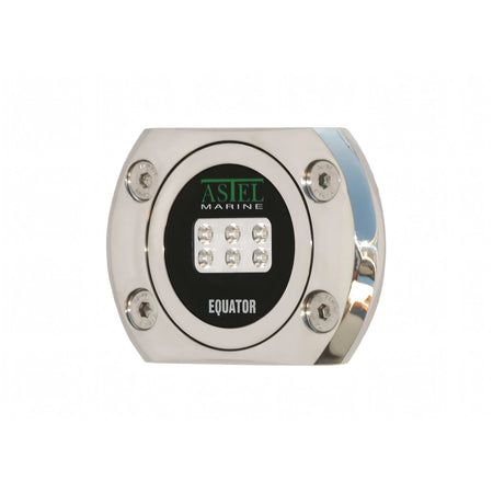 Astel Marine faro subacqueo LED Equator acciaio inox — MSR0640 - Blu