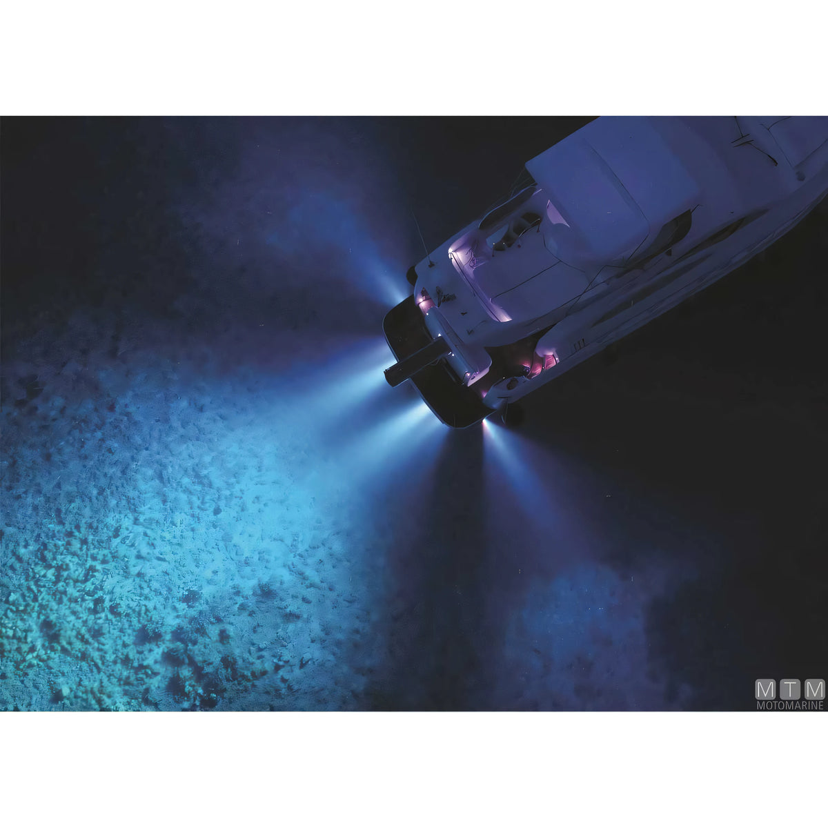 Astel Marine faro subacqueo LED Equator acciaio inox — MSR0640 - RGBW