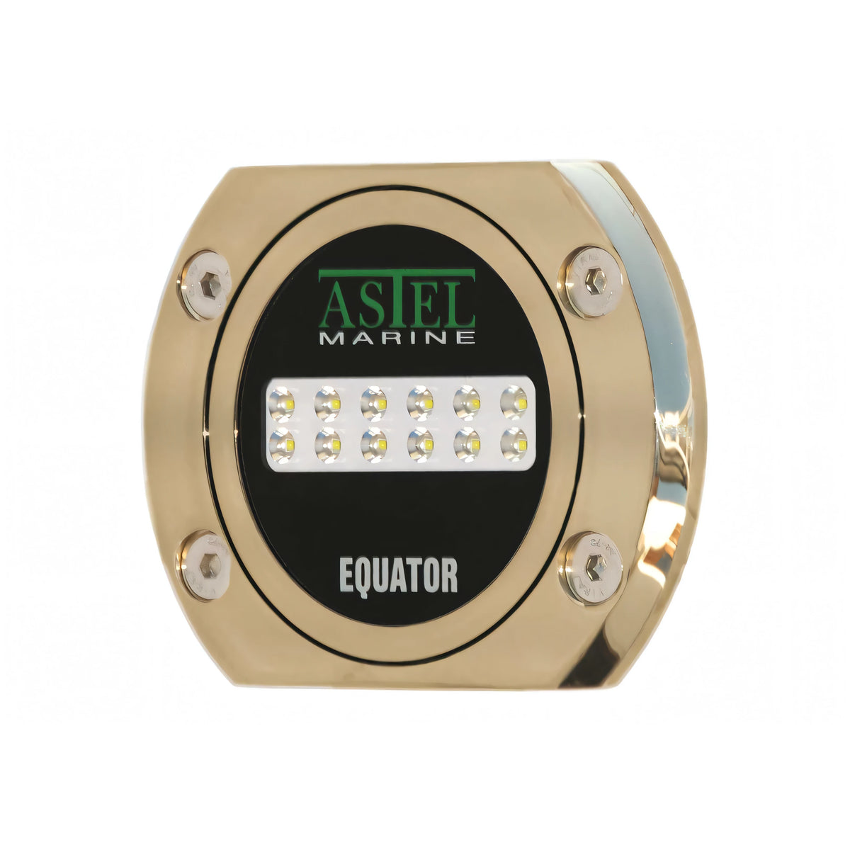 Astel Marine faro subacqueo LED Equator in bronzo — MSR1280 Bianco Ø119mm