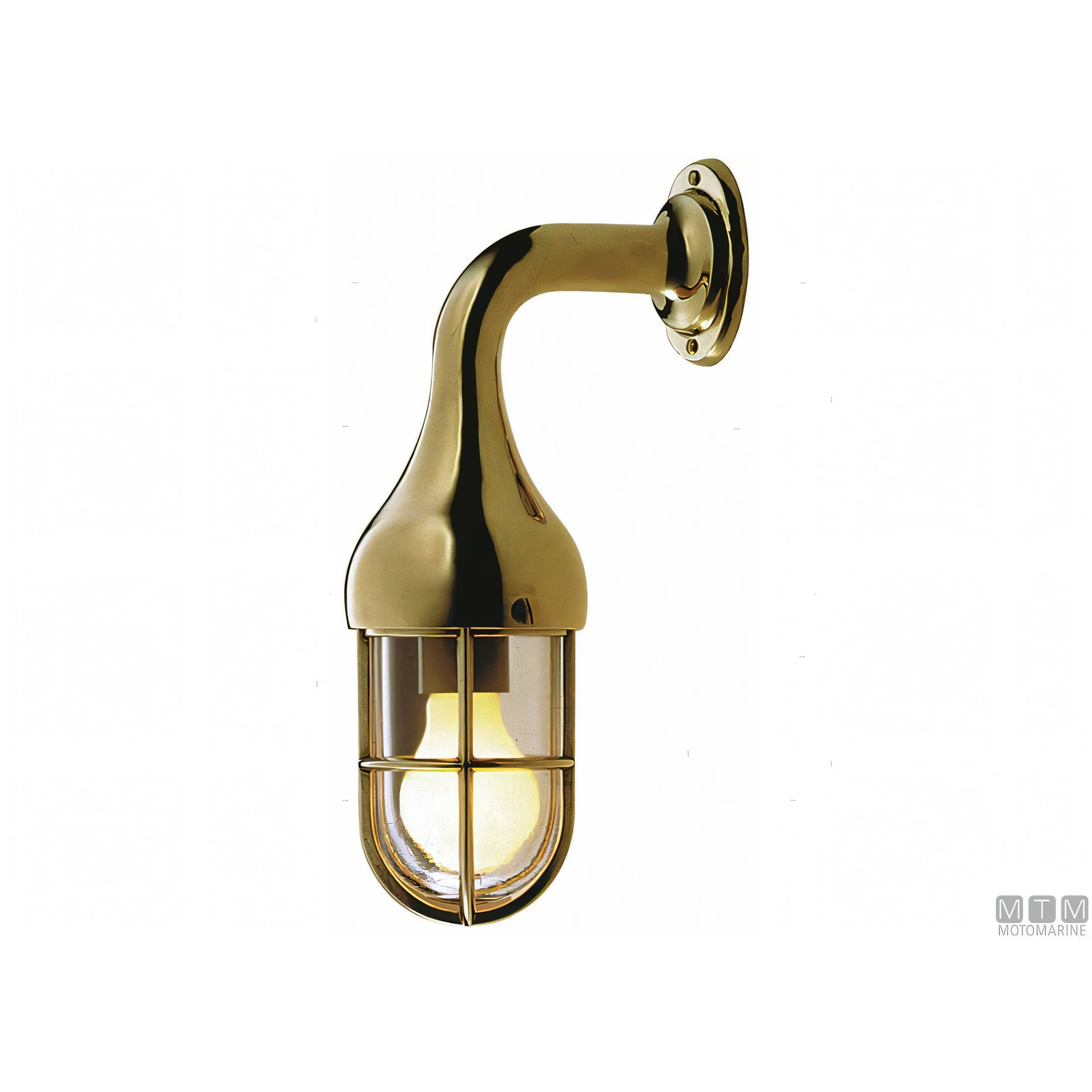 Foresti e Suardi lampada cage in ottone per illuminazione interna — H 350 mm Ø 100 mm