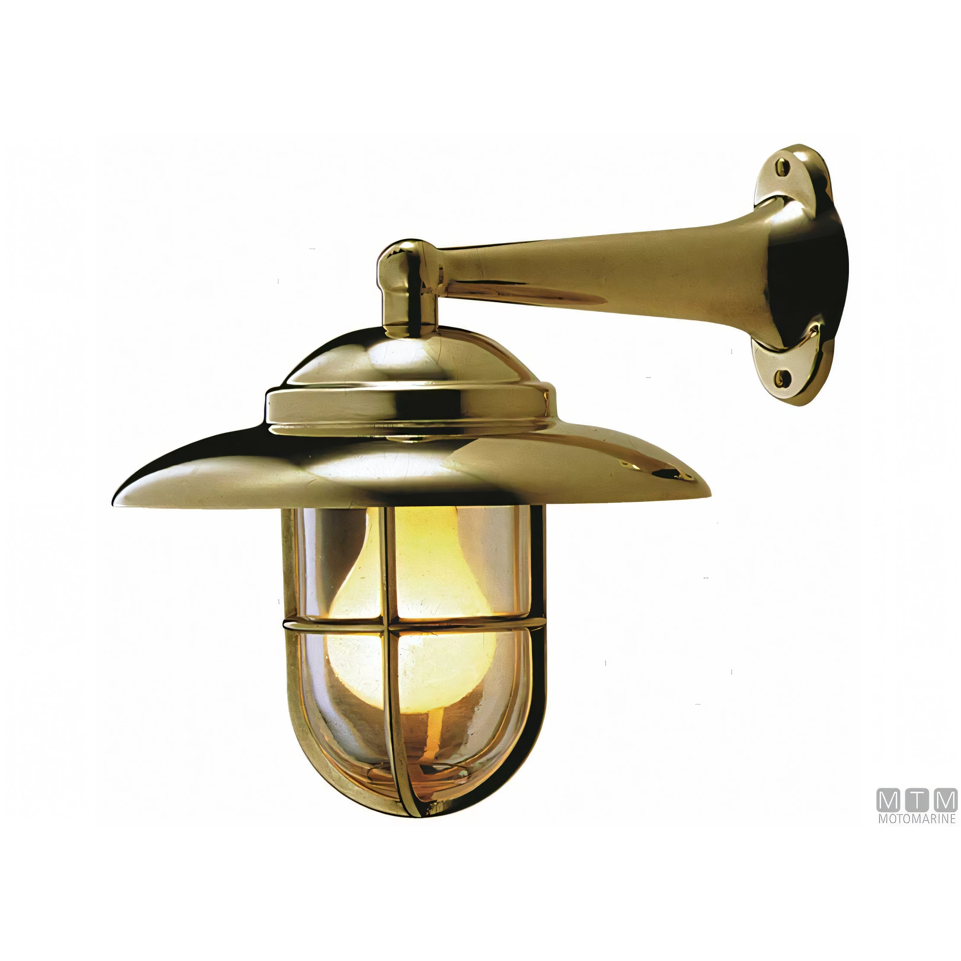Foresti e Suardi lampada cage dish gabbia paralume ottone — H 235 mm - Ø 205 mm