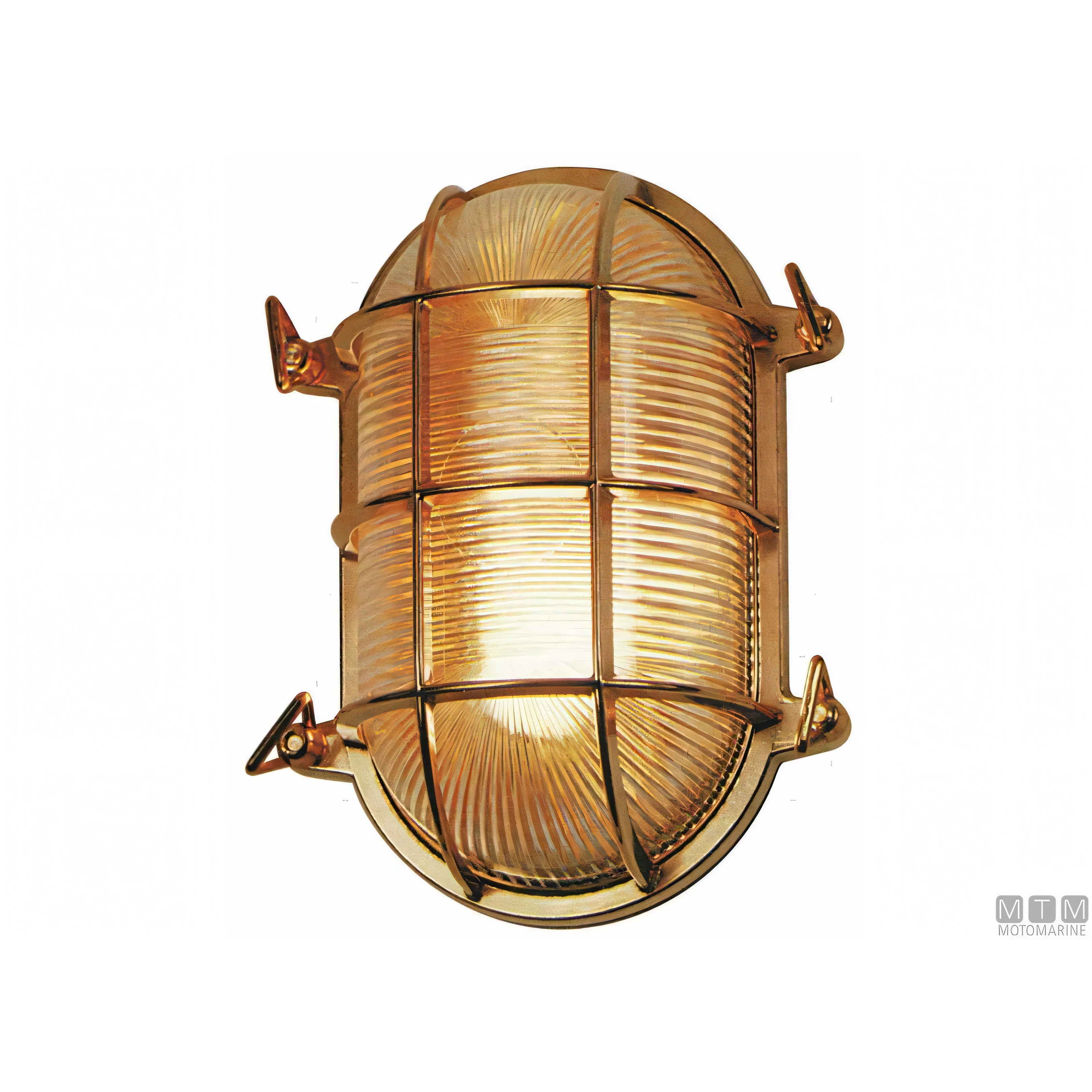 Foresti e Suardi lampada tartaruga ovale in ottone — 175 mm