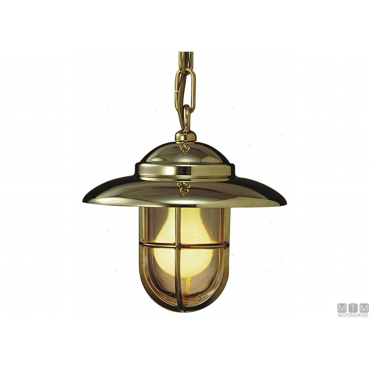Foresti e Suardi lampada ceiling cage in ottone — H 210 x Ø 210 mm