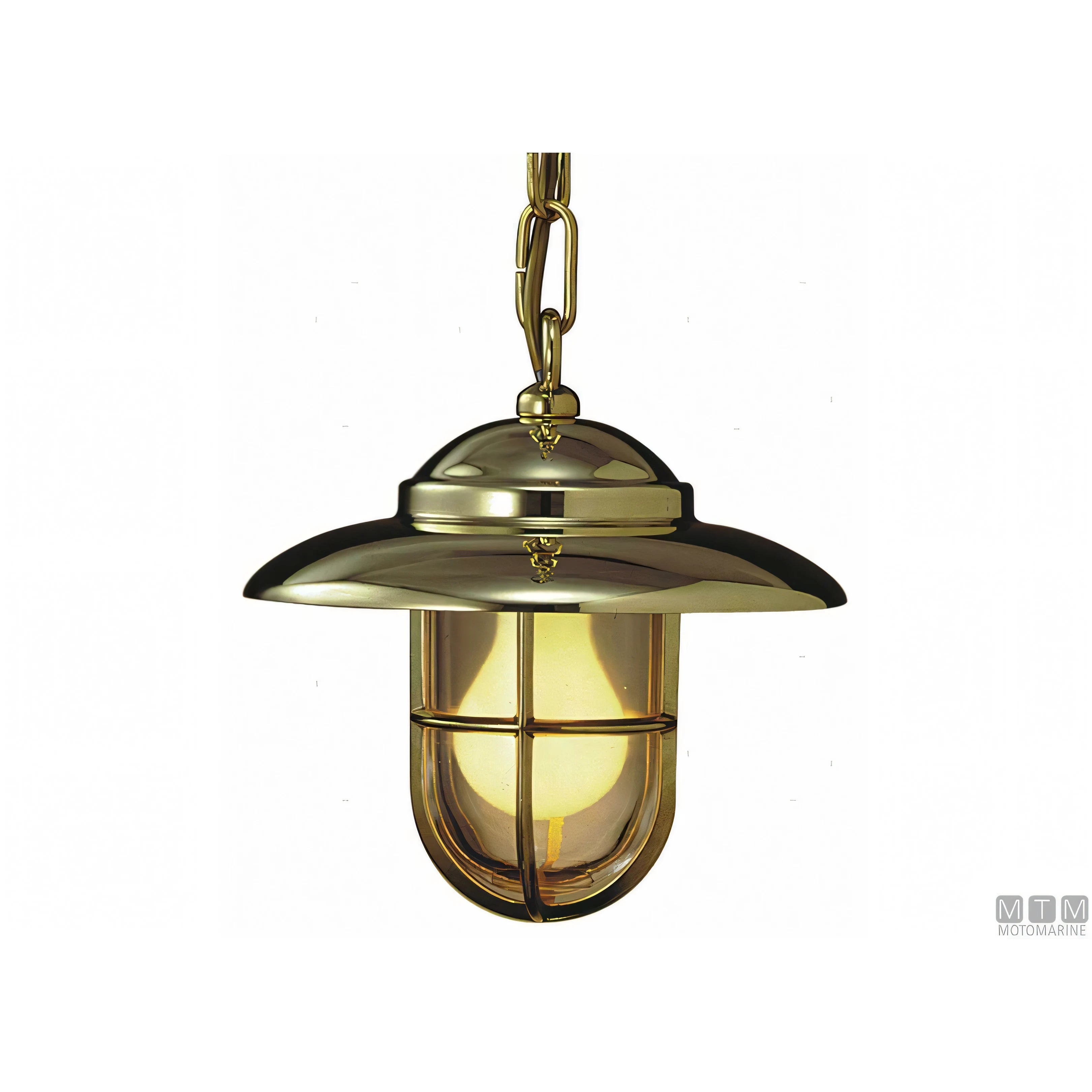 Foresti e Suardi lampada ceiling cage in ottone — H 210 x Ø 210 mm
