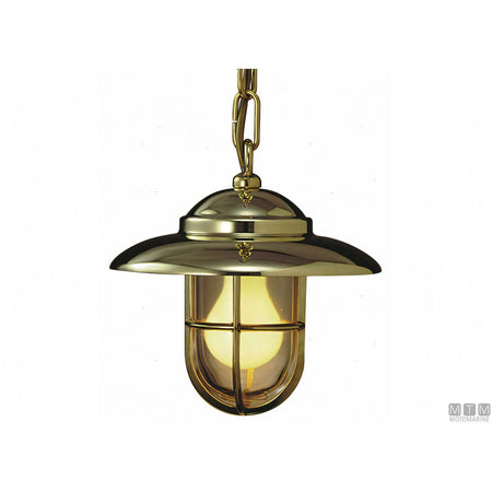 Foresti e Suardi lampada ceiling cage in ottone — H 210 x Ø 210 mm