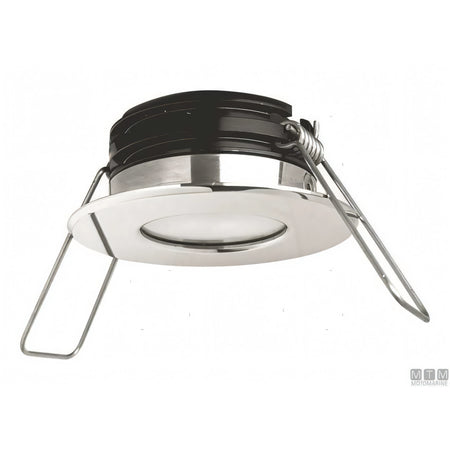 Faretto LED Astel Intensa in acciaio inox D58 — Inox Lucido - Luce Calda