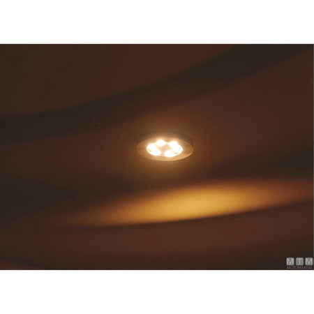 Faretto LED Astel Astra in acciaio inox D88 — Lucido - Luce Calda 3000K