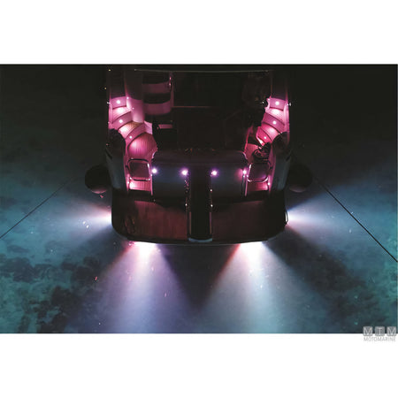 Astel Marine luce di cortesia LED RGB Arcus acciaio inox — Basso 60°