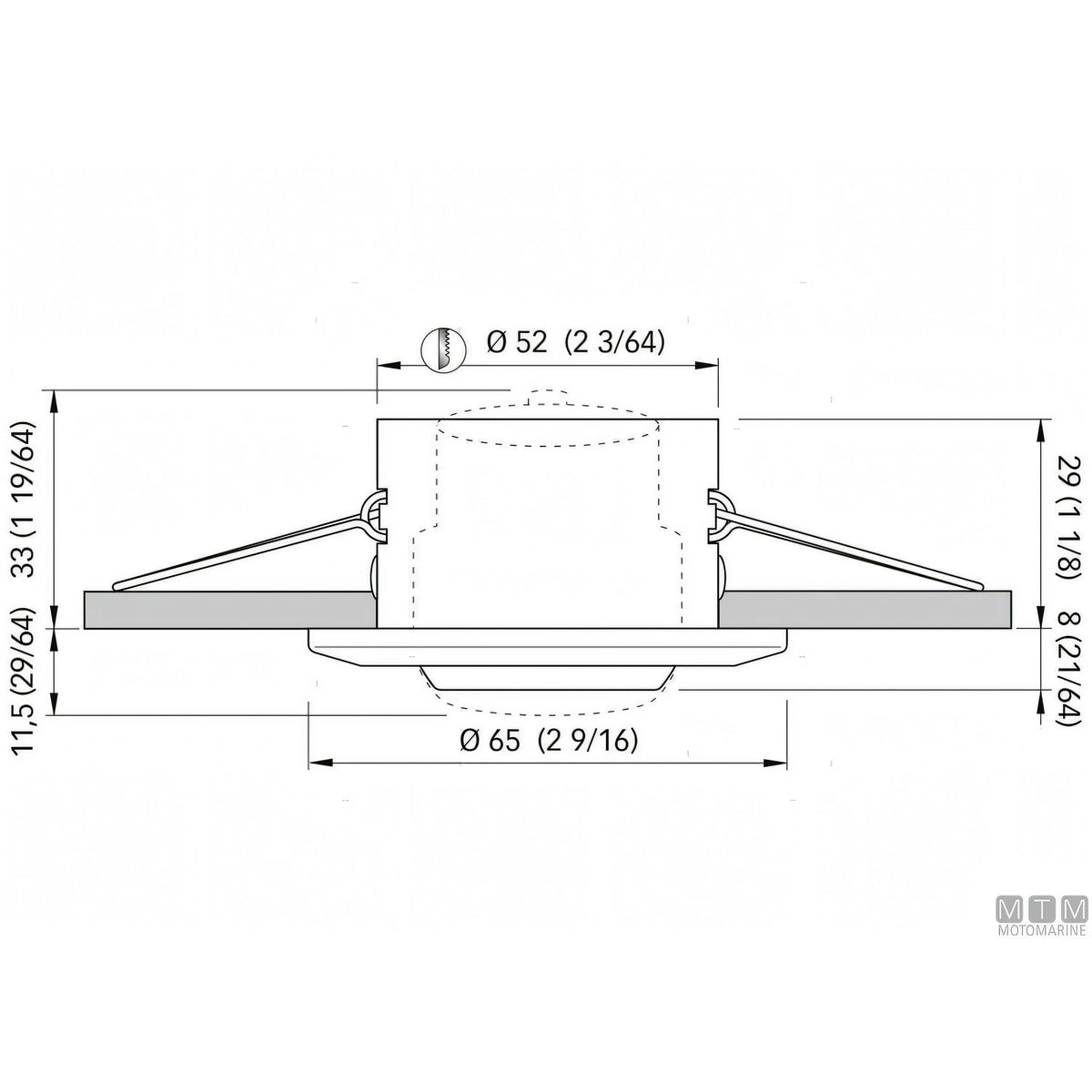 Quick Lucille faretto orientabile IP40 acciaio inox — Luce Naturale 4000 K