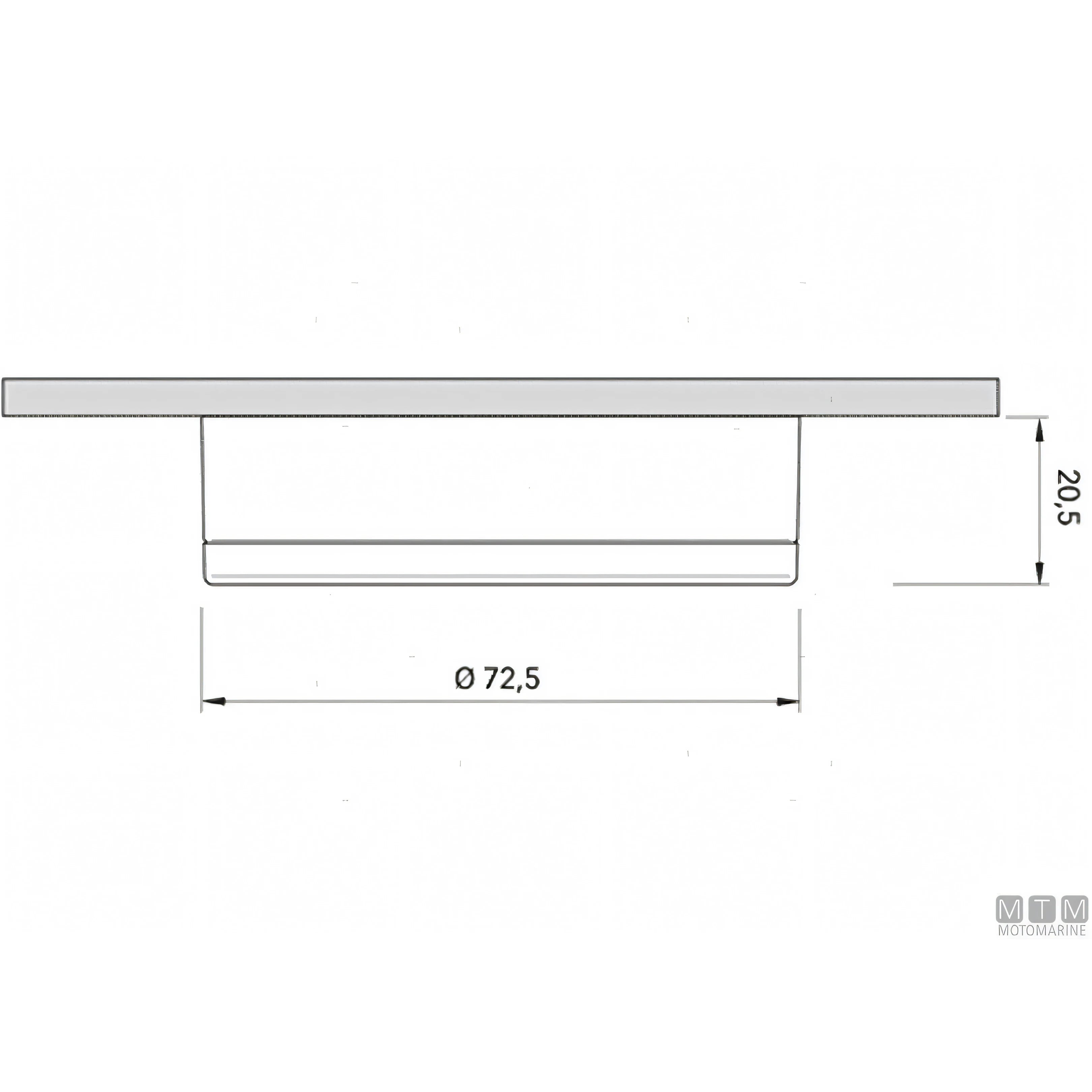Plafoniera Quick Barbie LED IP66 acciaio inox — Luce Naturale 4000K - 160 lm