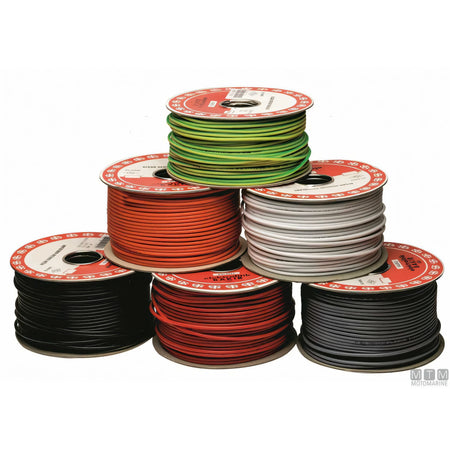 Cavo elettrico marino unipolare in rame stagnato con guaina in Nitrile — 1x1,5 mm² — bobina 100 m