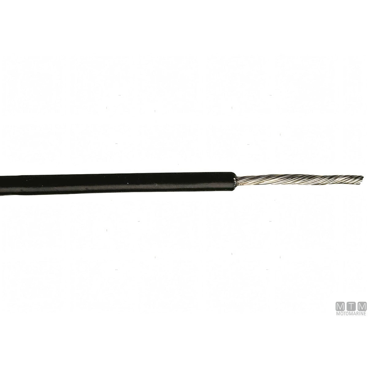 Cavo elettrico marino unipolare in rame stagnato con guaina in Nitrile — 1x4 mm² Nero — 50 m