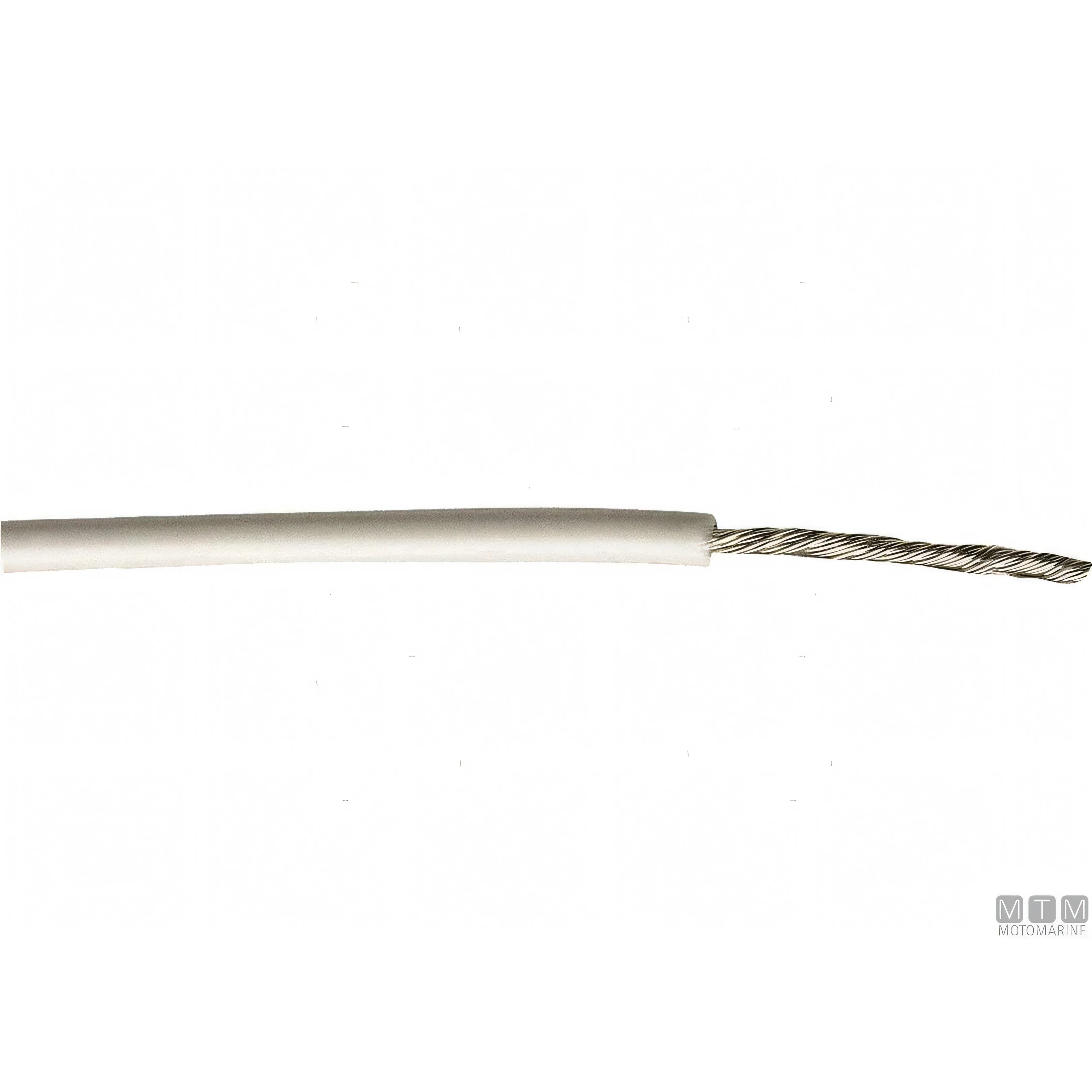 Cavo elettrico marino unipolare in rame stagnato con guaina in Nitrile — 1x2,5 mm² Bianco — 100 m