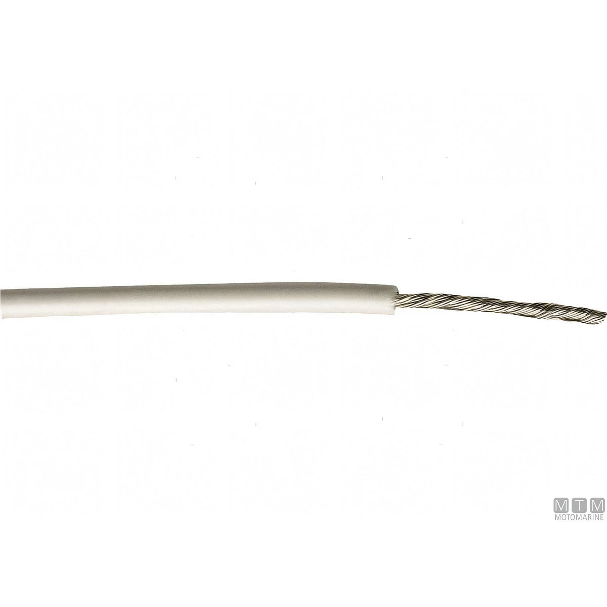 Cavo elettrico marino unipolare in rame stagnato con guaina in Nitrile — 1x1,5 mm² Bianco — 100 m