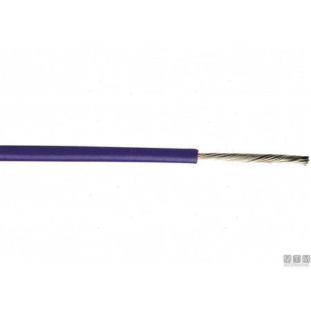 Cavo elettrico marino unipolare in rame stagnato con guaina in Nitrile — 1x1,5 mm² Blu — 100 m