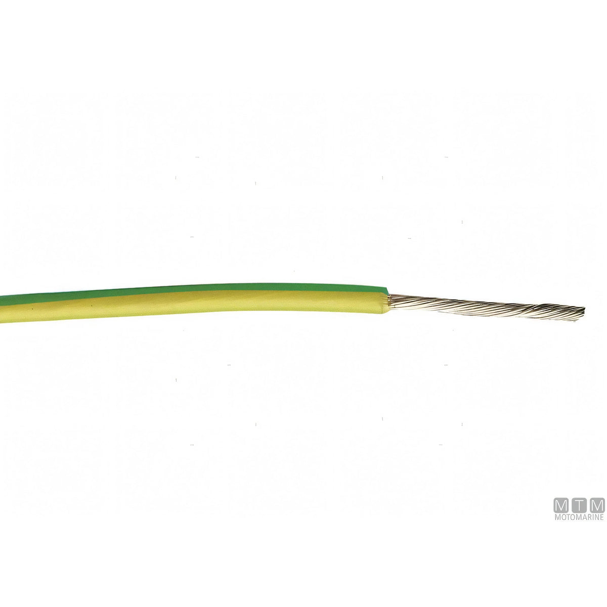 Cavo elettrico marino unipolare in rame stagnato con guaina in Nitrile — 1x2,5 mm² Giallo/Verde — 100 m