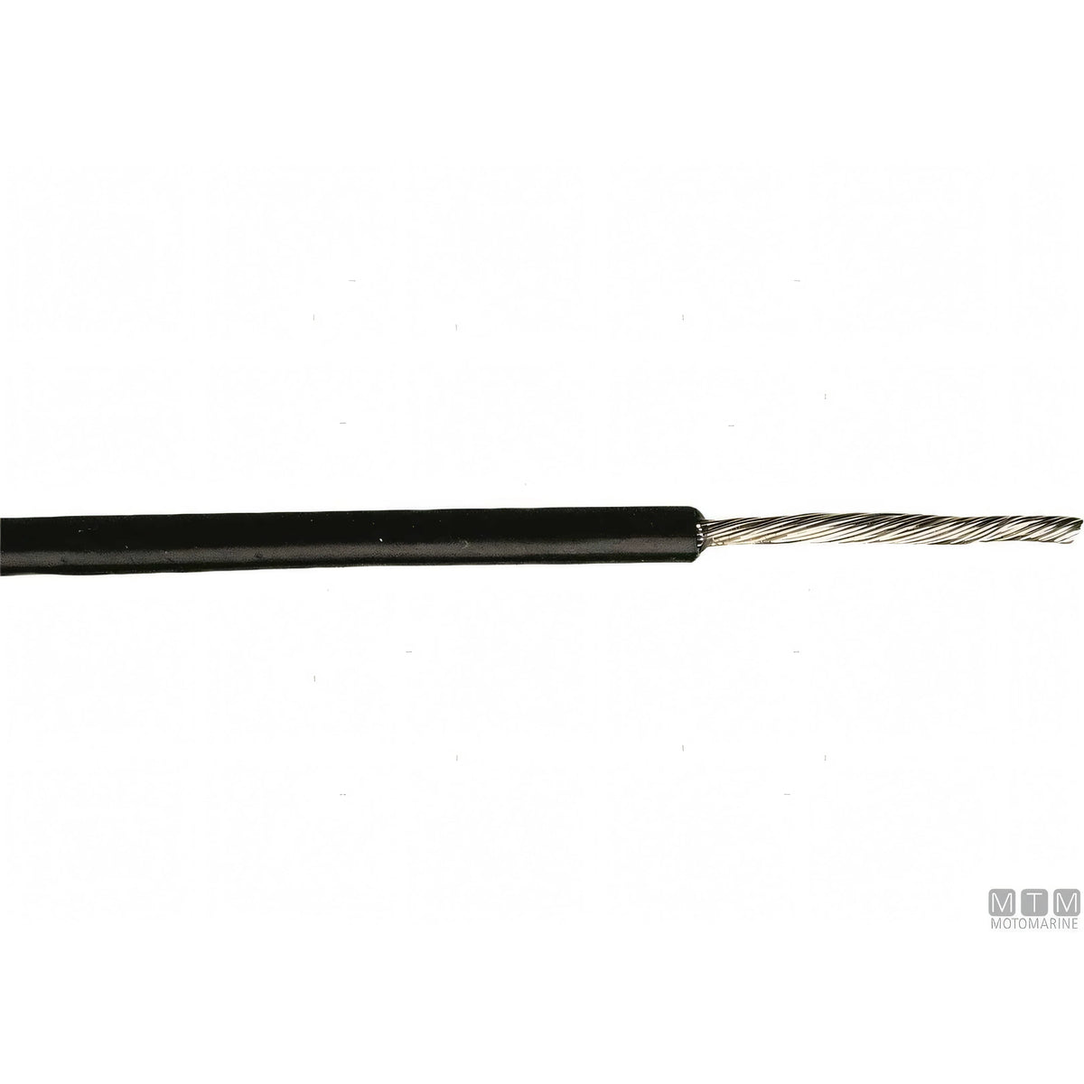 Cavo elettrico marino unipolare in rame stagnato con guaina in Nitrile — 1x6 mm² Nero — 50 m