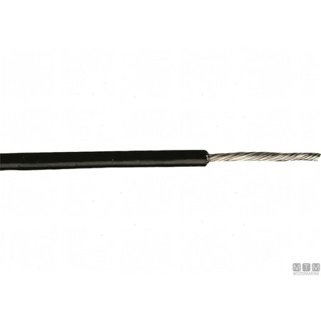 Cavo elettrico marino unipolare in rame stagnato con guaina in Nitrile — 1x6 mm² Nero — 50 m
