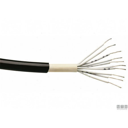 Cavo elettrico multipolare 10x0,75 mm bobina 50 m anima in rame stagnato — 50 m