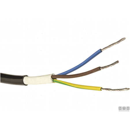 Cavo elettrico marino 3x1,5 mm² anima in rame stagnato guaina PVC — 50 m