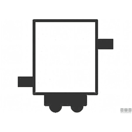 Fanale di navigazione DHR 160x222mm — Lampadina 24V 25W