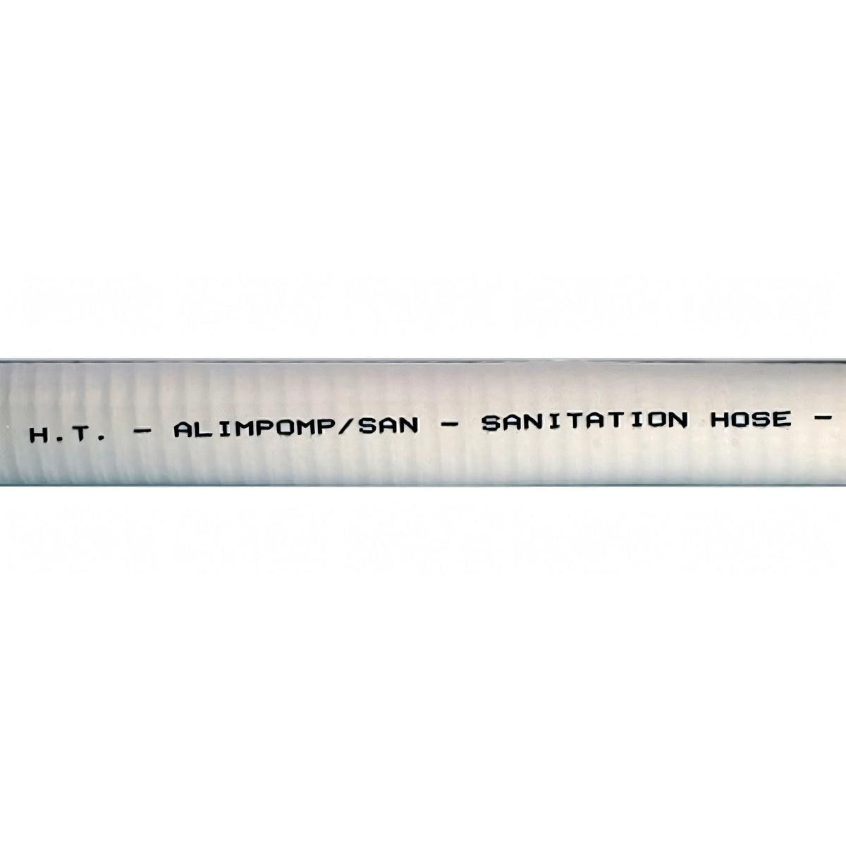 Tubo bianco Hoses Technology con spirale in acciaio anti odore