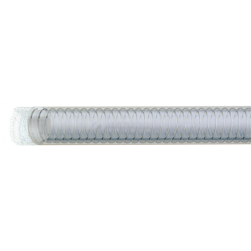 Rotolo di tubo spirale in PVC trasparente diametri grandi