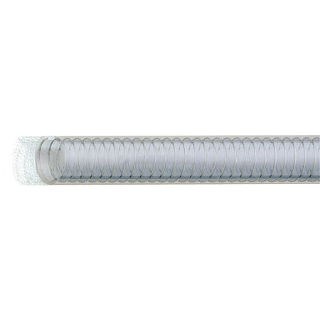 Rotolo di tubo spirale in PVC trasparente con rinforzo in acciaio