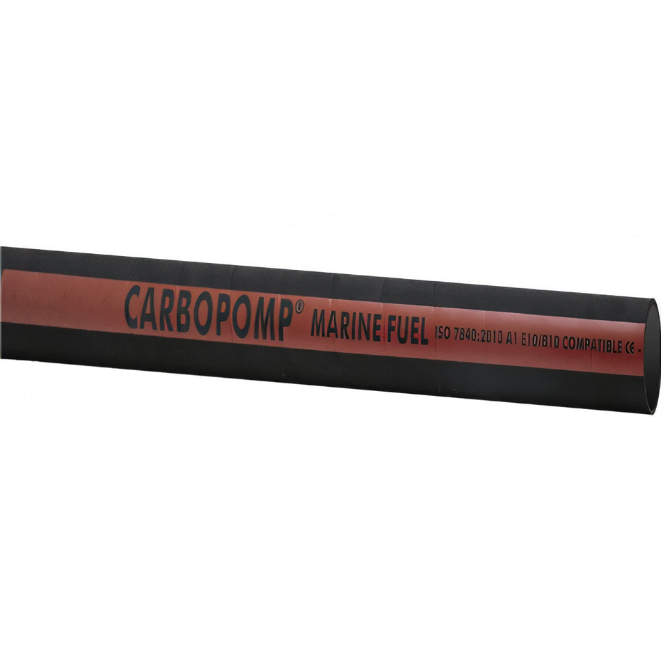 Thor tubo carburante in gomma nera, marcatura Carbopomp Marine Fuel ISO 7840