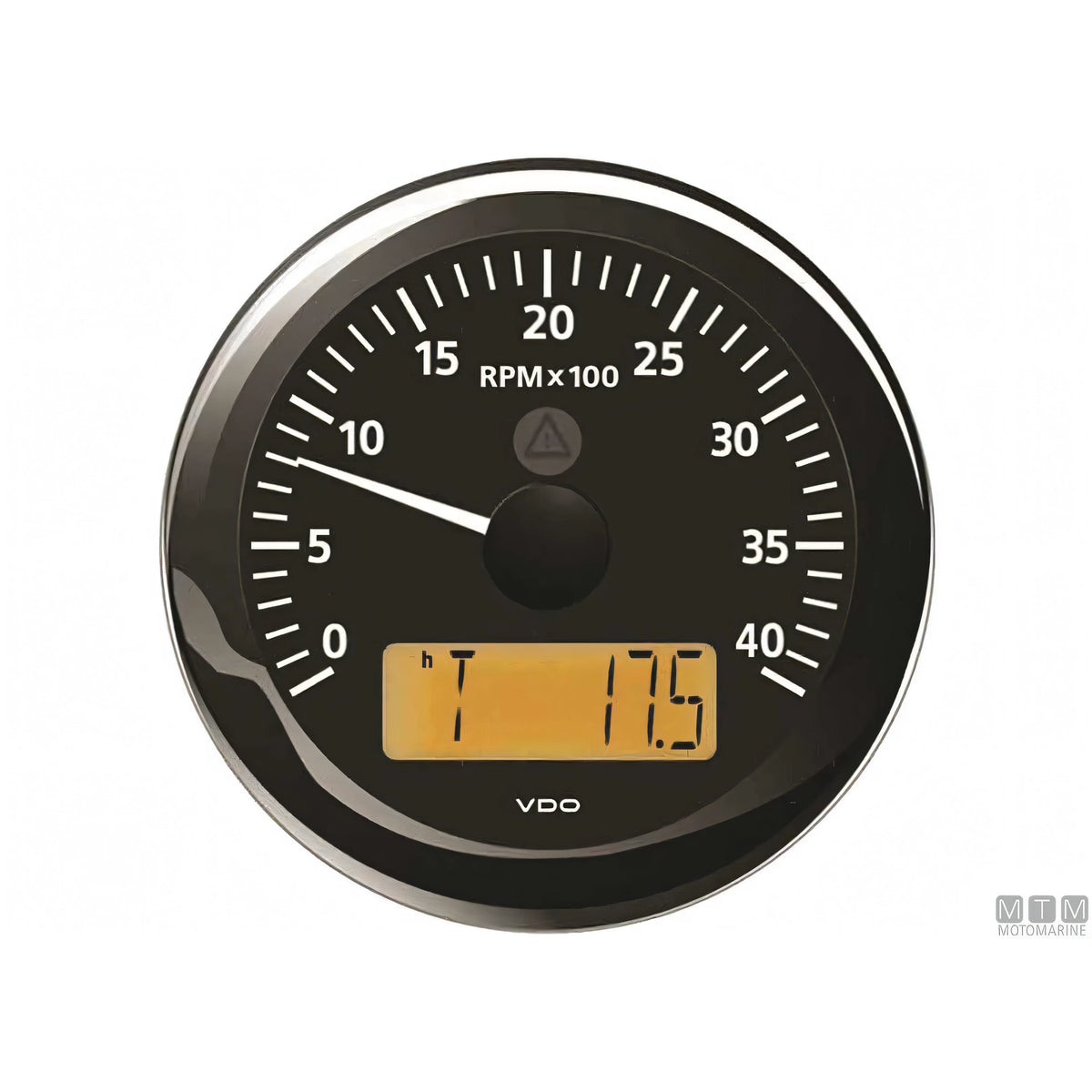 VDO Black View Line indicatore strumentazione nautica quadrante nero — Contagiri/ore 4000 giri Ø85mm
